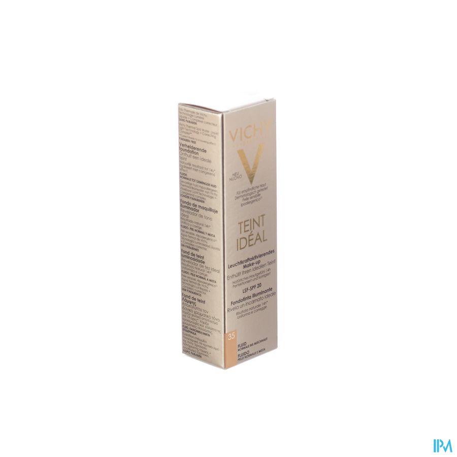 Vichy Fdt Teint Ideal Fluide 35 30ml Vichy Fdt Teint Ideal Fluide 35 30ml
