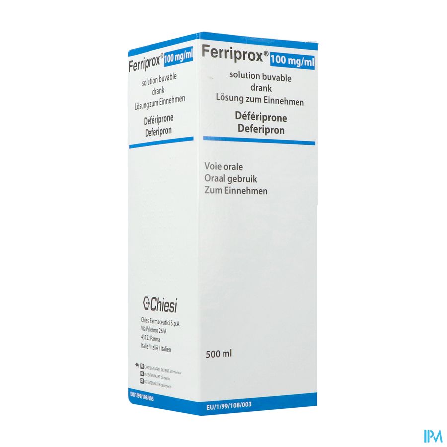 Ferriprox Sol Buv 100mg/ml 500ml Ferriprox Sol Buv 100mg/ml 500ml