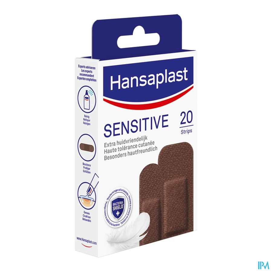 Hansaplast Pleisters Sensitive Dark 20