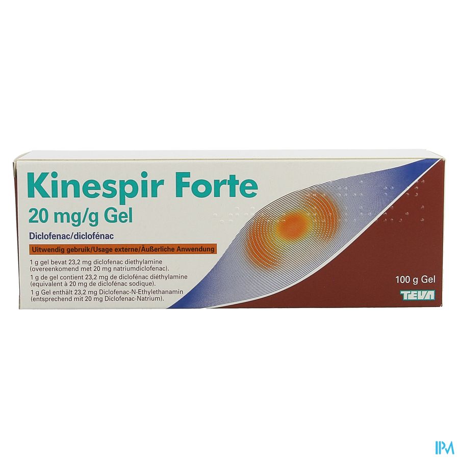 Kinespir Forte 20mg/g Gel 100g 3