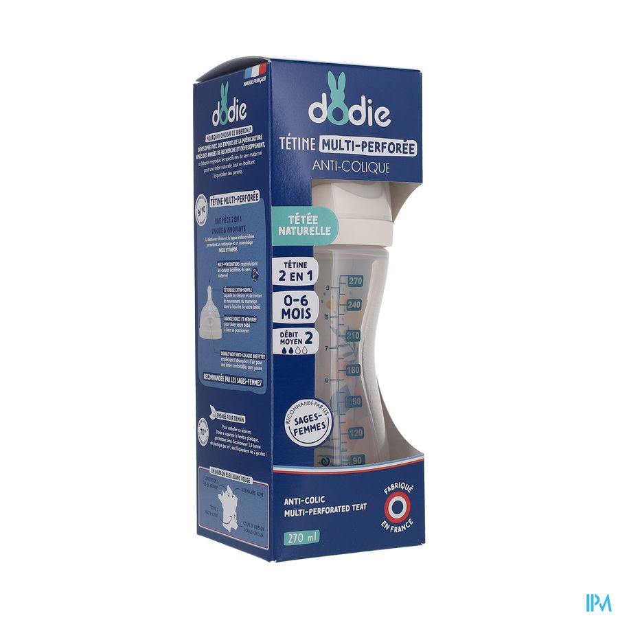 Dodie Zuigfles A/colic Speen&ring Roze +3m 150ml Dodie Zuigfles A/colic Speen&ring Roze +3m 150ml