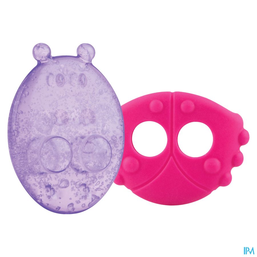 Nûby Koelbijtfiguur diertjes met beschermhoes - 3m+ 10