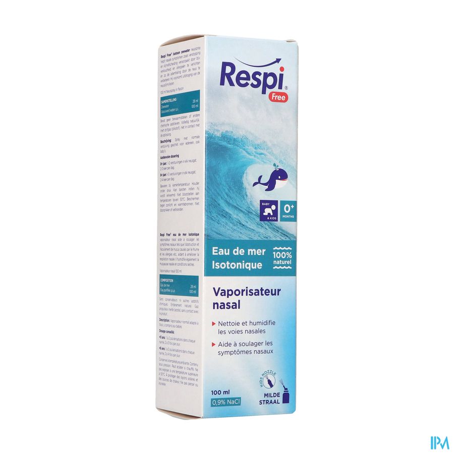 Respi Free Isotonic Baby Kids Spray 100ml Respi Free Isotonic Baby Kids Spray 100ml