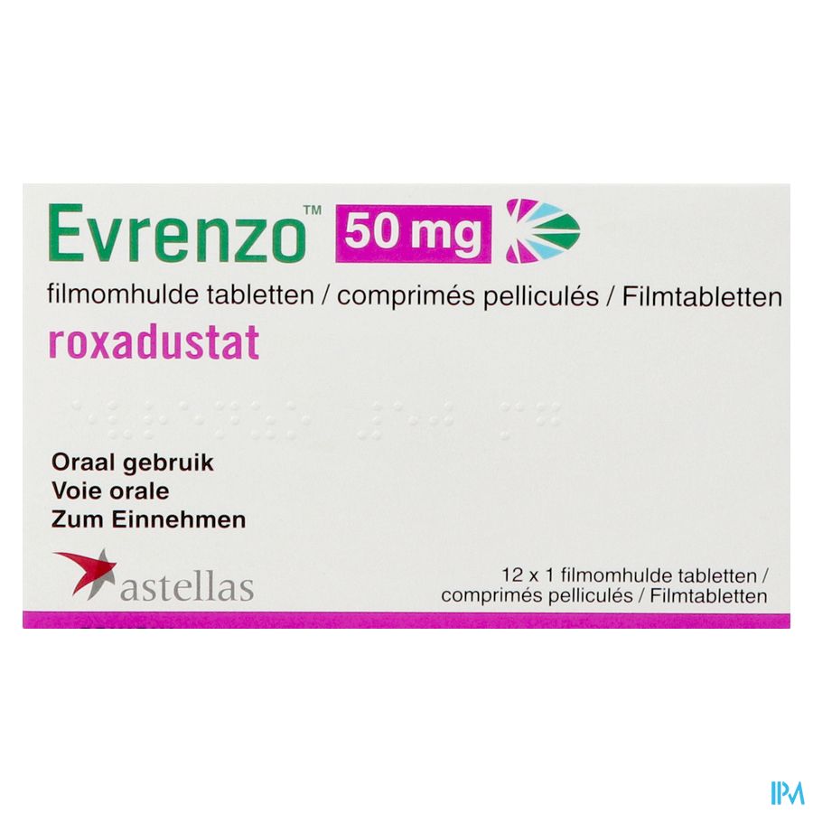 Evrenzo 50mg Filmomh Tabl 12 X 1 1