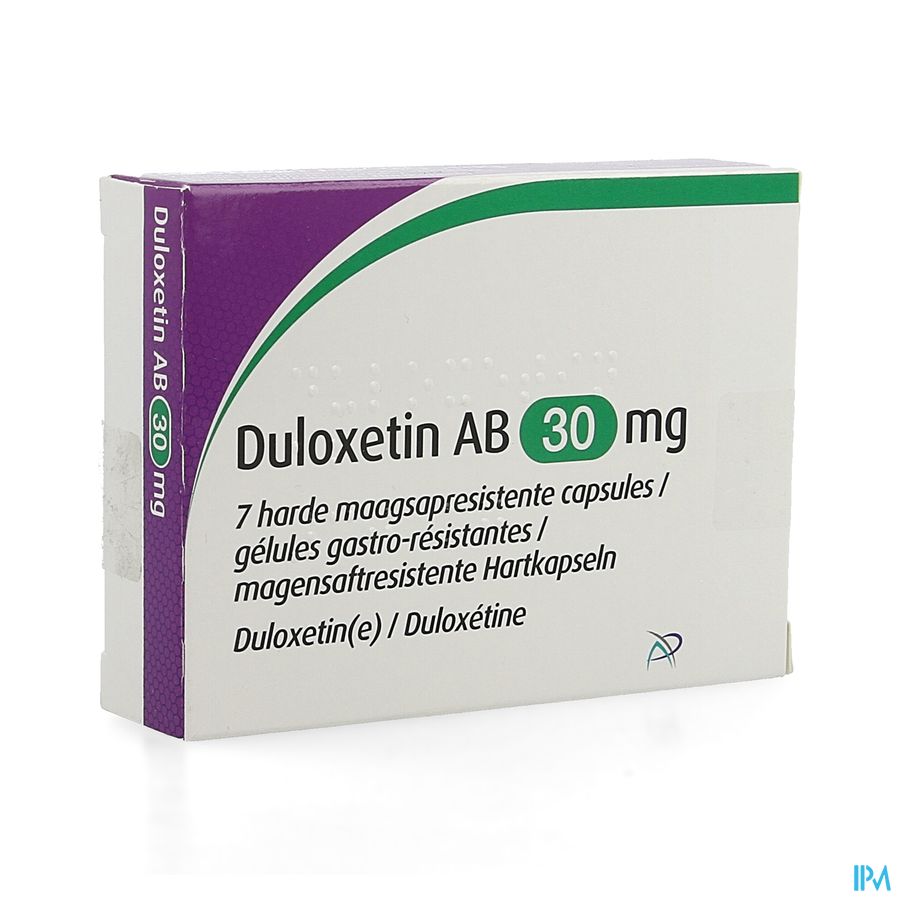 Duloxetin Ab 30mg Caps Dur 7 Duloxetin Ab 30mg Caps Dur 7