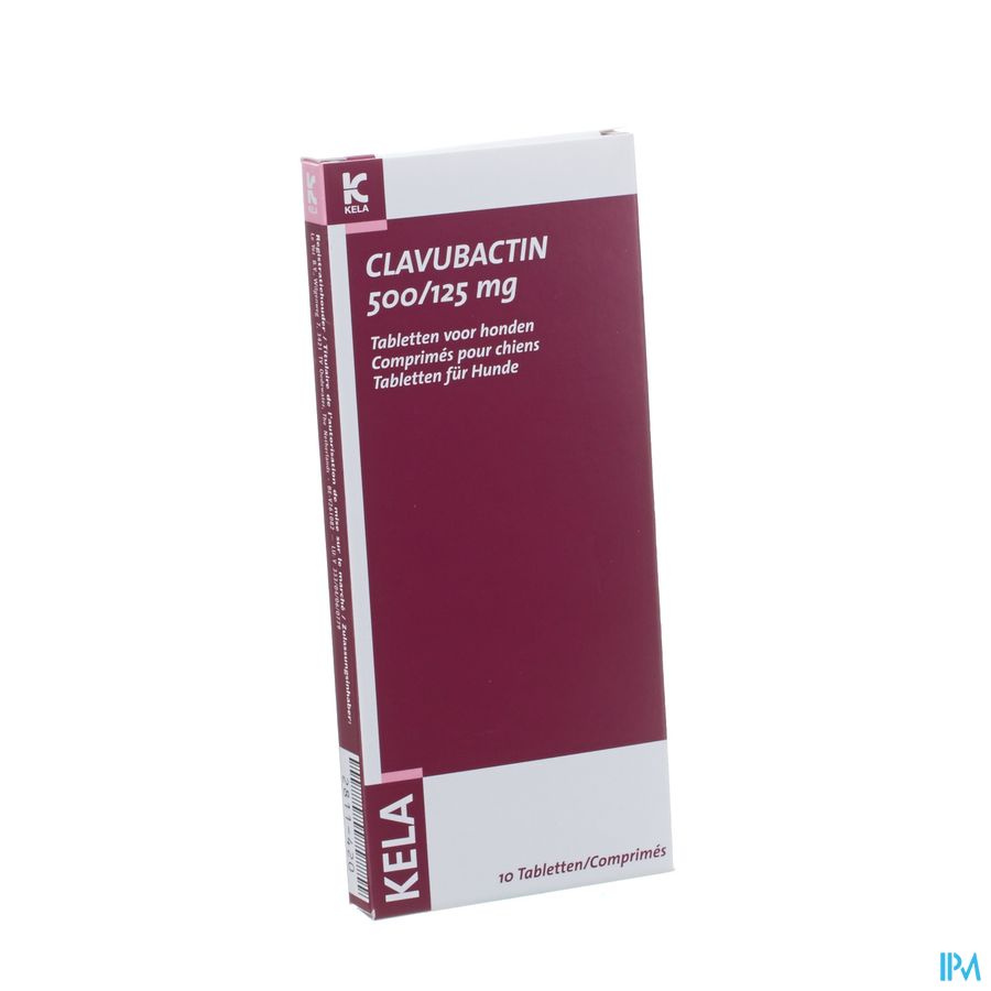 Clavubactin Kela 500/125mg Chien Comp 10