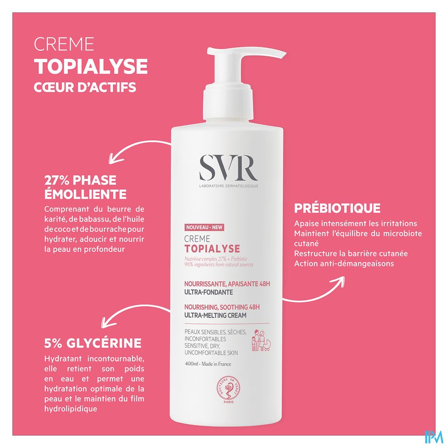 Svr Topialyse Creme 400ml 6