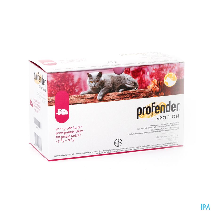 Profender Spot-on Oplossing Kat Pipet 20x1,12ml