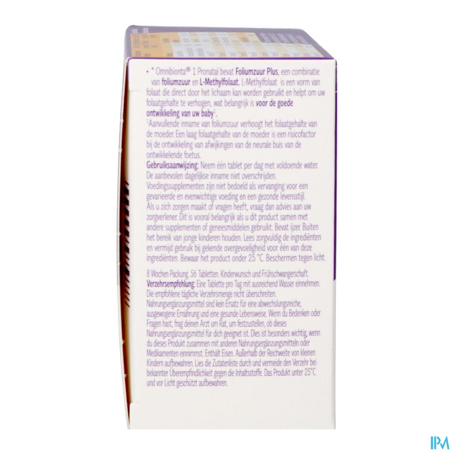 Omnibionta Pronatal 1kinderwens Zwang.8wek Tabl56 2