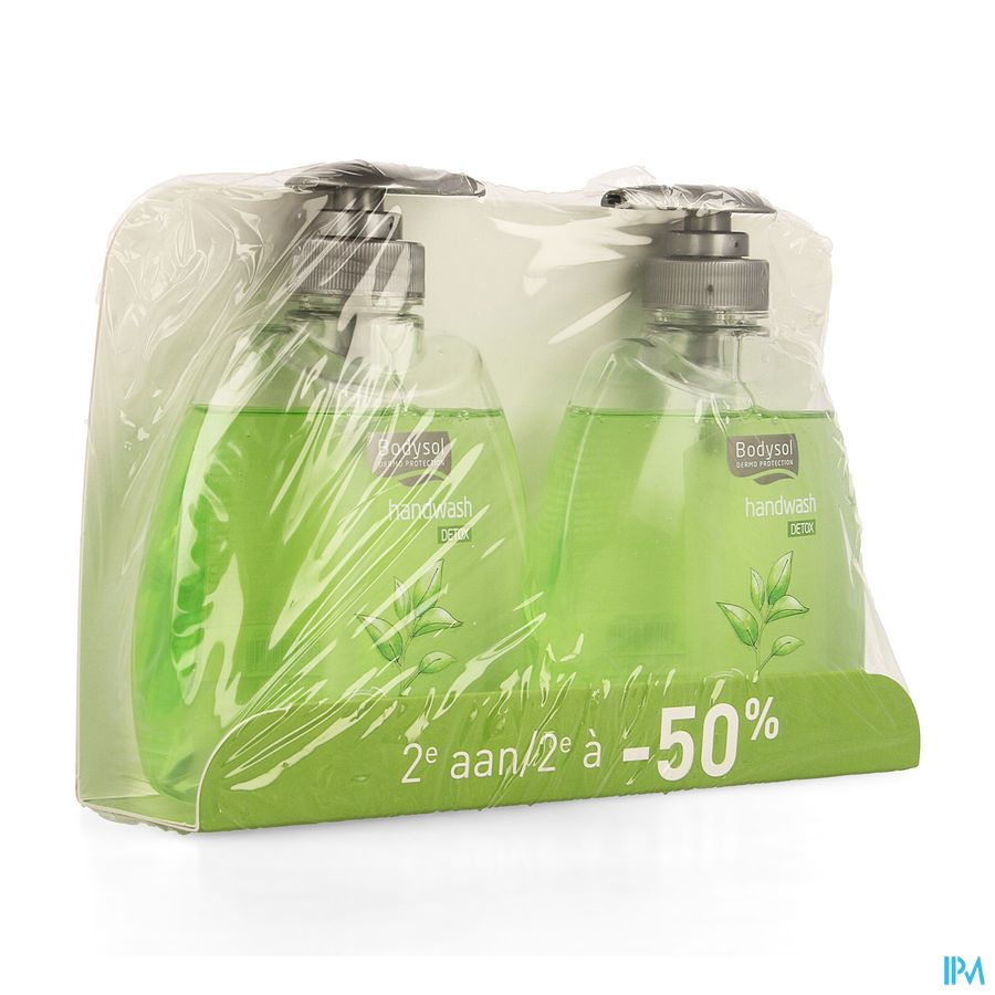 Bodysol Handwash Detox Promo 2x300ml 2de -50%