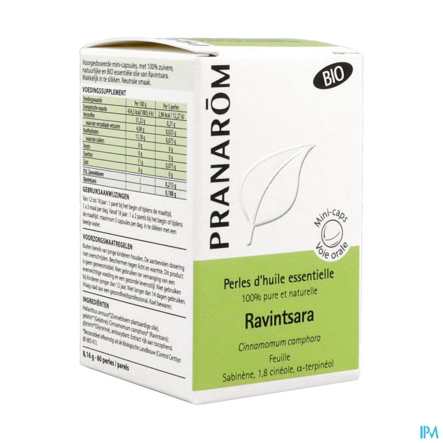 Aromaperles Ravintsara Caps 60