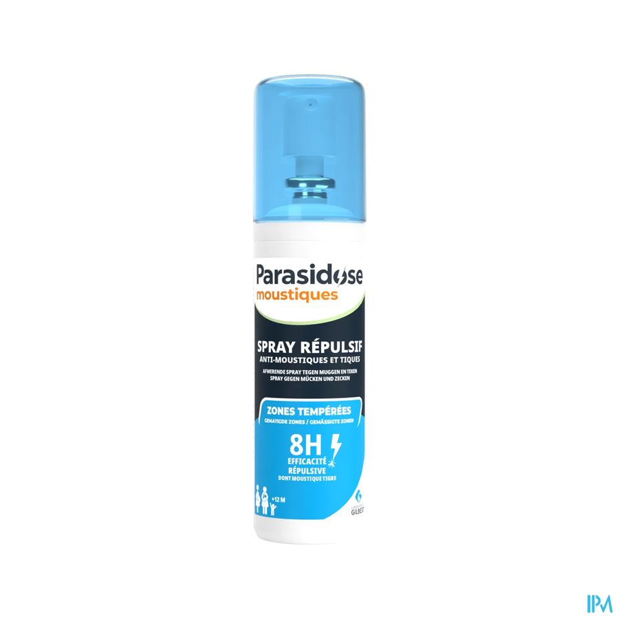 Parasidose Spray Repulsif A/moustiques&tiques100ml Parasidose Spray Repulsif A/moustiques&tiques100ml