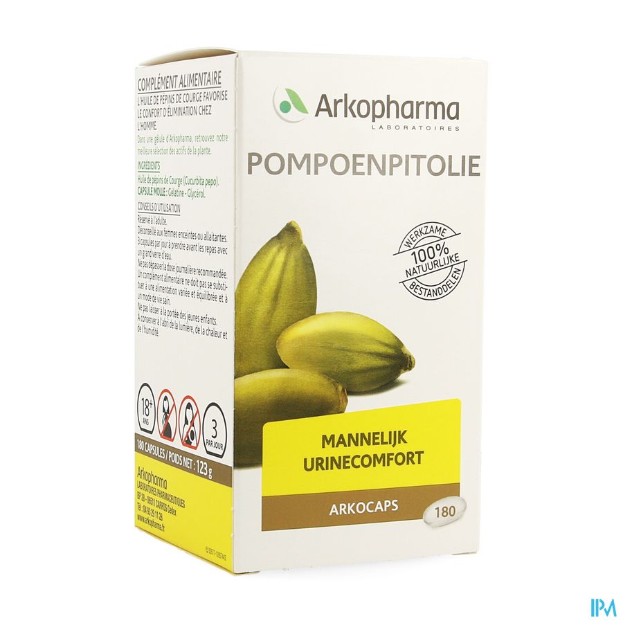 Arkocaps Pompoenpitolie Caps 180 5