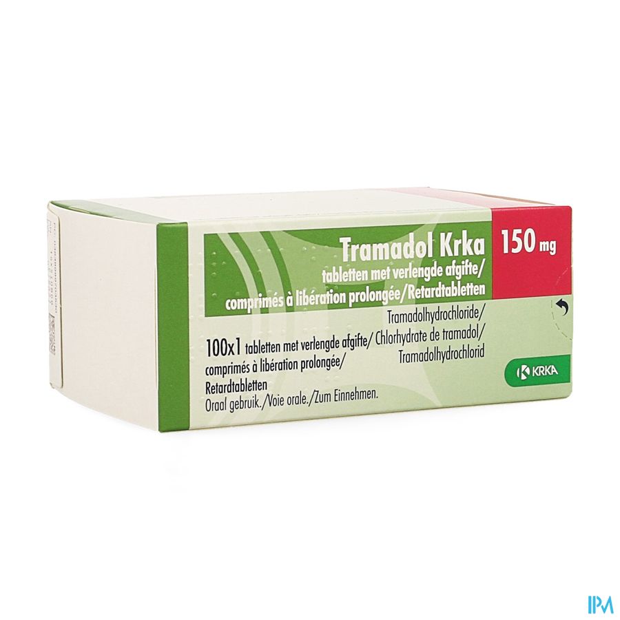 Tramadol Krka 150mg Verl.afgifte Comp 100 X 150mg Tramadol Krka 150mg Verl.afgifte Comp 100 X 150mg