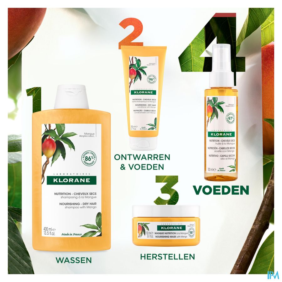 Klorane Capil. Olie Mango 100ml 17