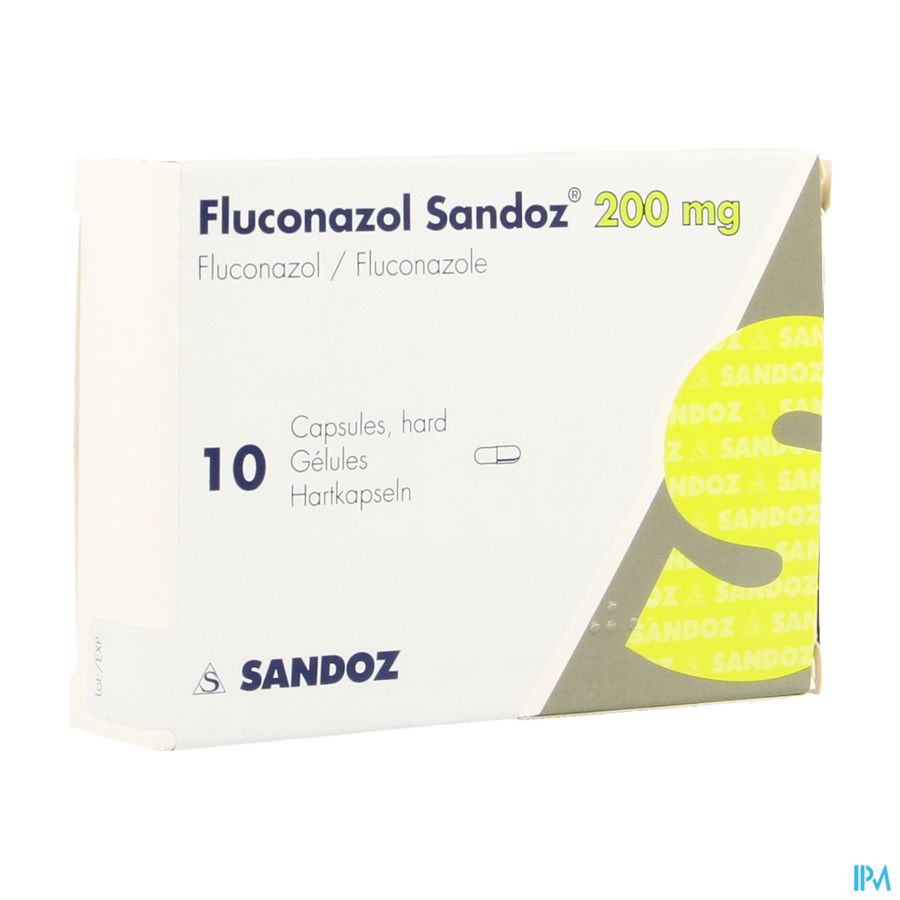 Fluconazole Sandoz 200mg Pi Pharma Caps 10 Pip Fluconazole Sandoz 200mg Pi Pharma Caps 10 Pip