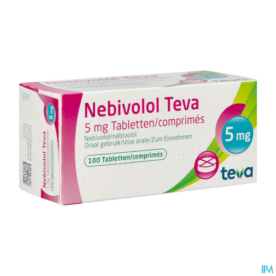 Nebivolol Teva Comp 100 X 5mg Nebivolol Teva Comp 100 X 5mg