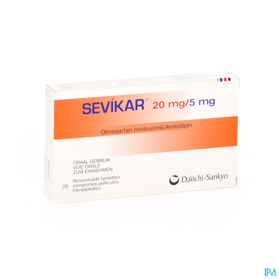 Sevikar 20mg/5mg Filmomh Tabl 28 Sevikar 20mg/5mg Filmomh Tabl 28