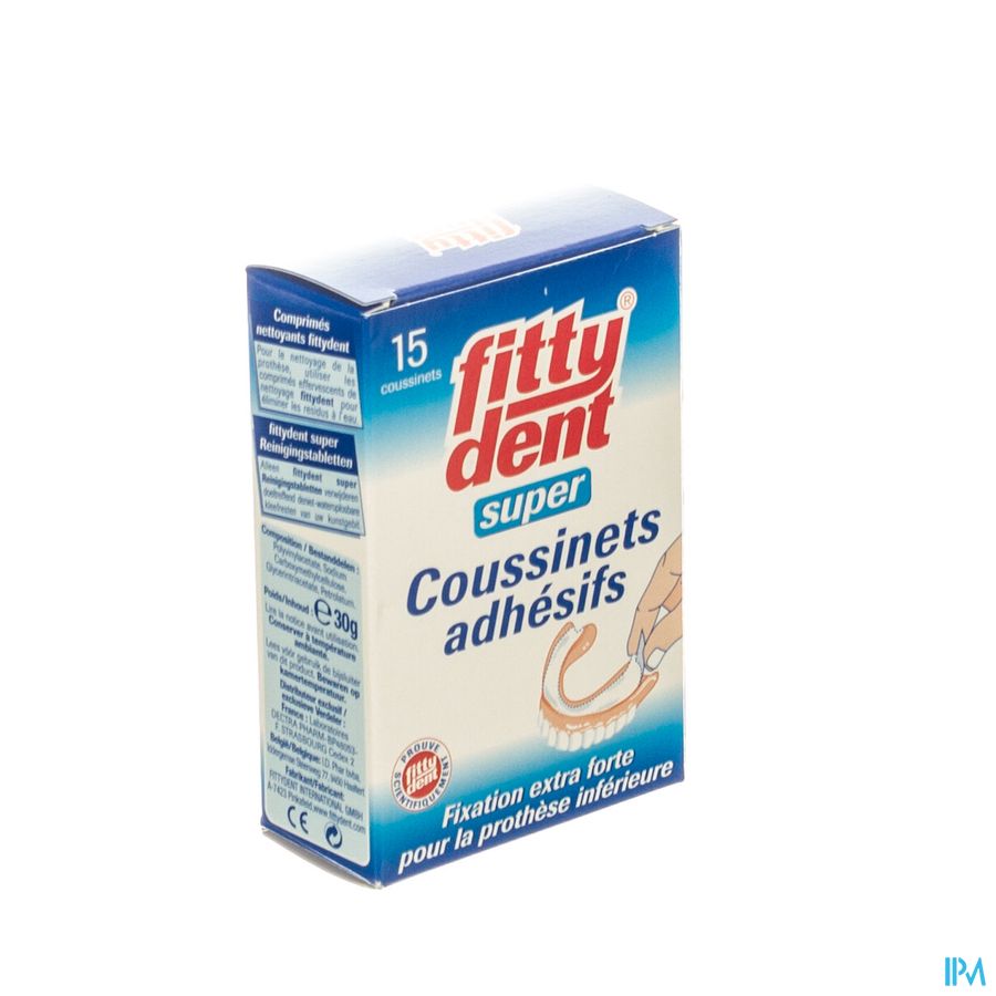 Fittydent Coussins Superadhesive 15