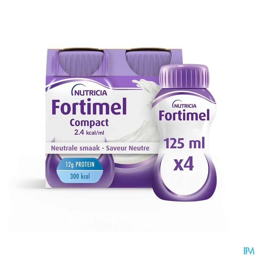 Fortimel Compact 2.4kcal Neutraal 4x125ml Fortimel Compact 2.4kcal Neutraal 4x125ml