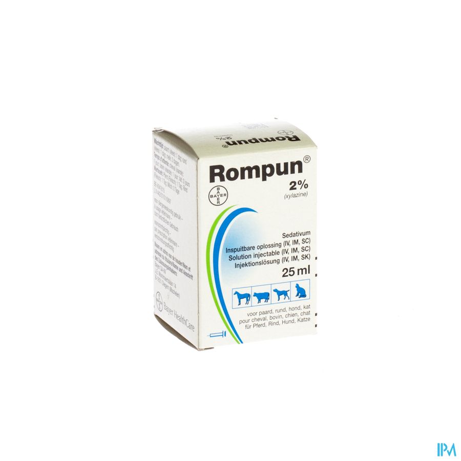Rompun Sol Inj 2% 25ml Rompun Sol Inj 2% 25ml