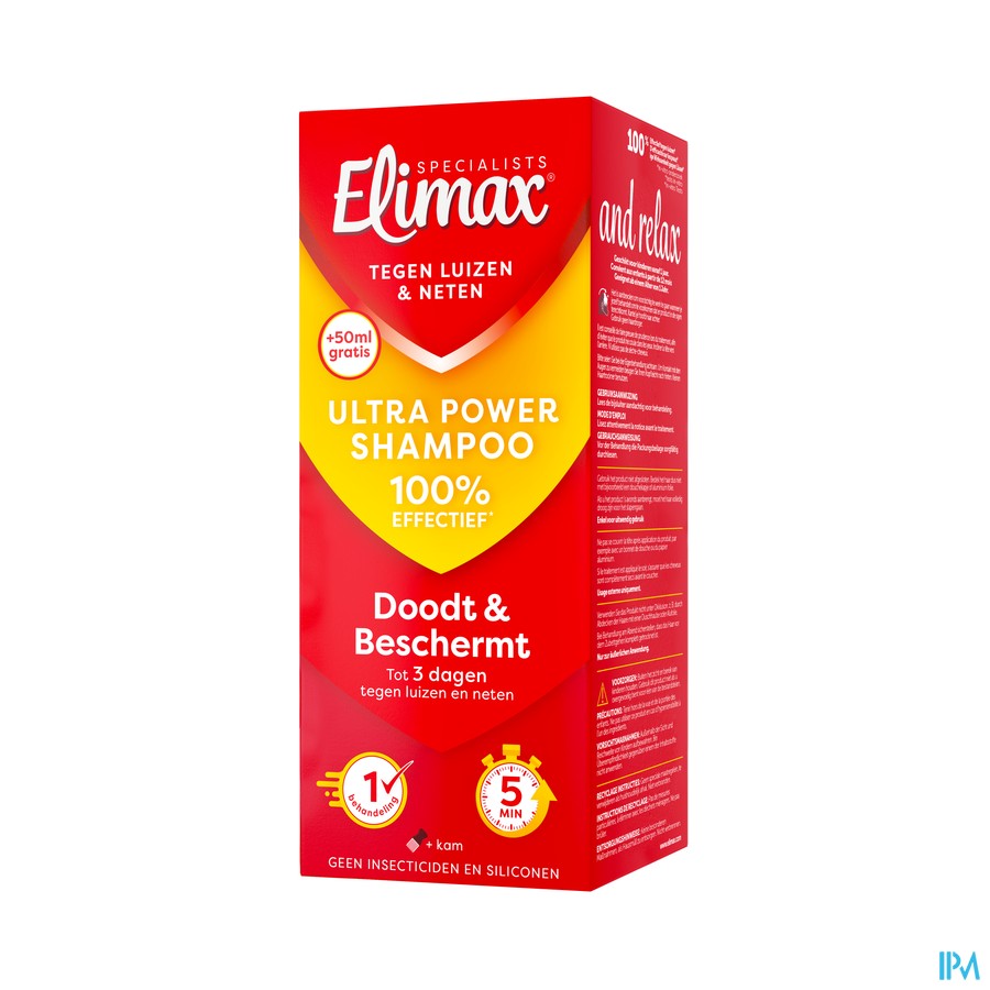 Elimax Shampoo Tegen Luizen Fl 250ml