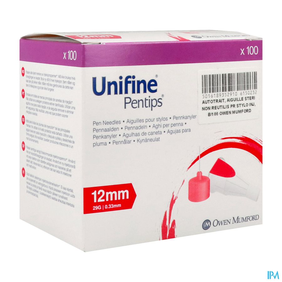 Unifine Pentips Pennaald 29g 12mm 100 An3529 Unifine Pentips Pennaald 29g 12mm 100 An3529