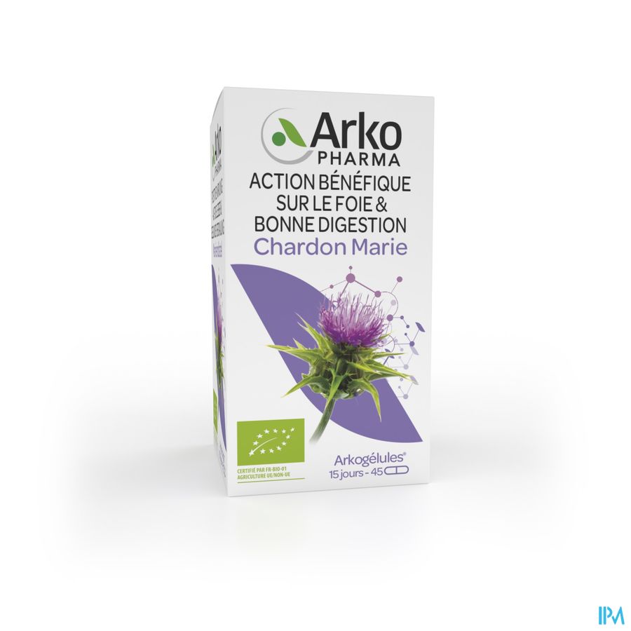 Arkogelules Chardon Marie Bio Caps 45 Nf 1
