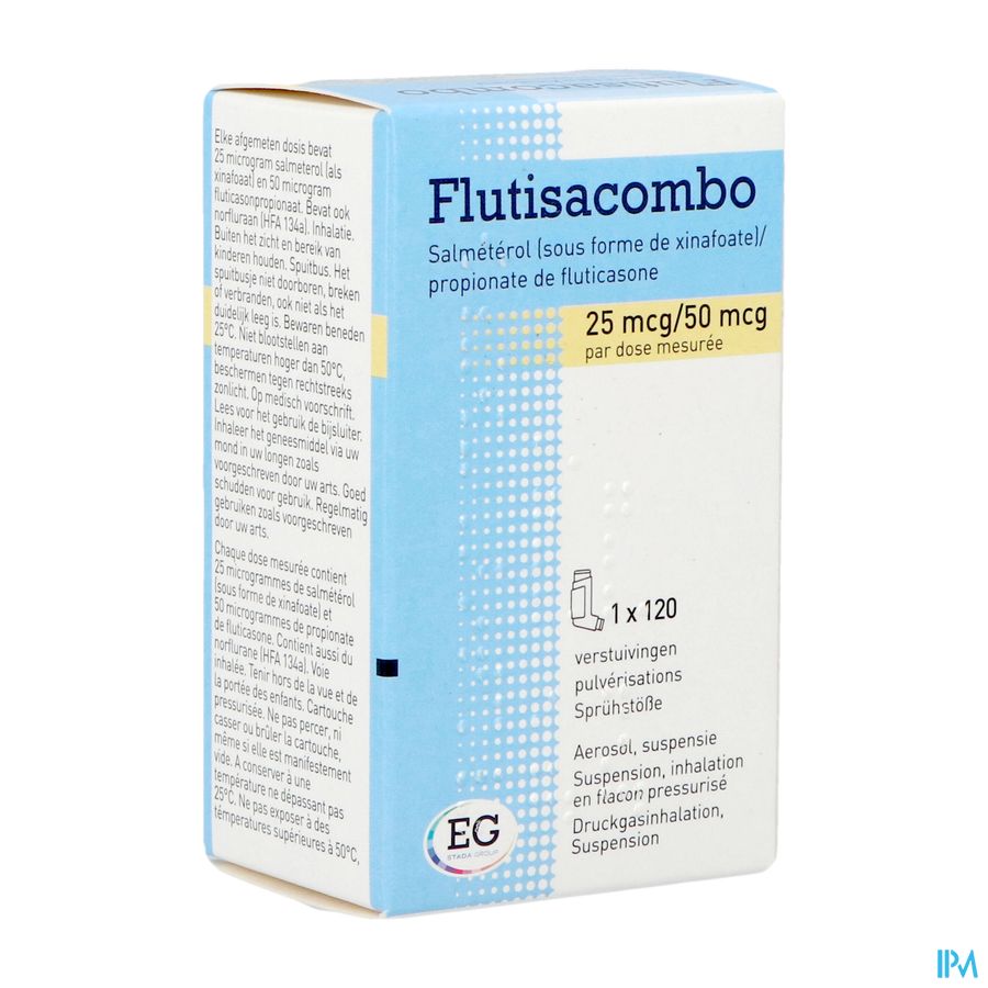 Flutisacombo 25Mcg/ 50Mcg Aerosol 120D Flutisacombo 25Mcg/ 50Mcg Aerosol 120D