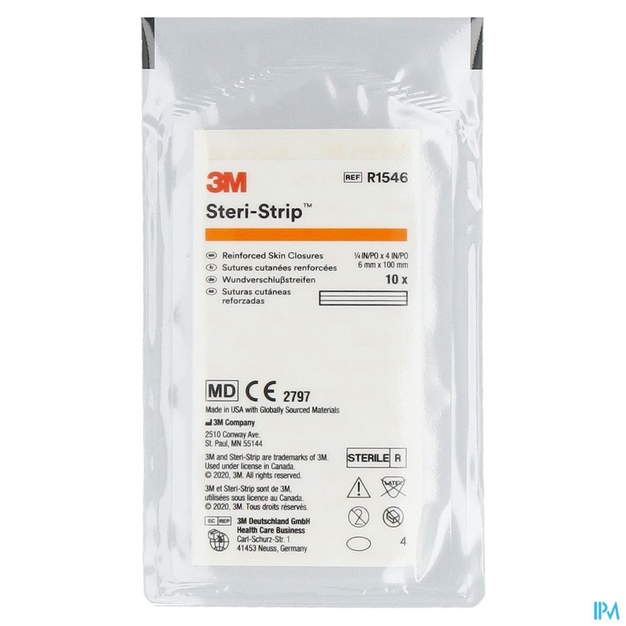 Steri-strip 3m Steril 6,0mmx100mm 1x10 1546p-1 7