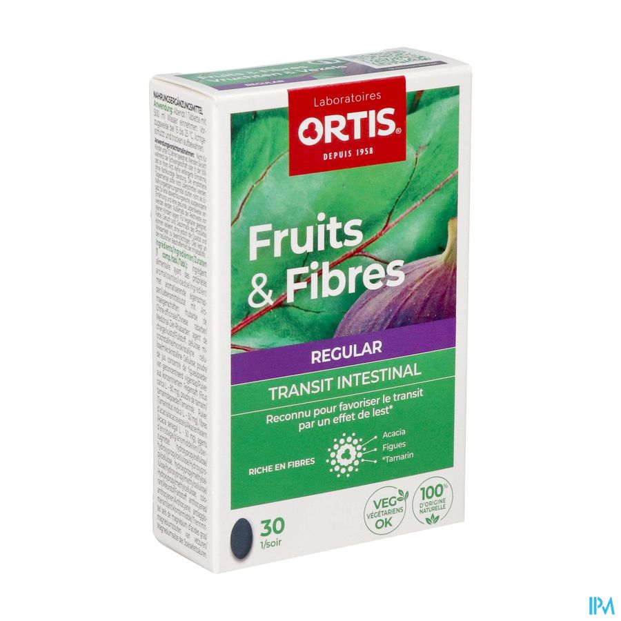 Ortis Fruits & Fibres Regular Comp 30 Ortis Fruits & Fibres Regular Comp 30