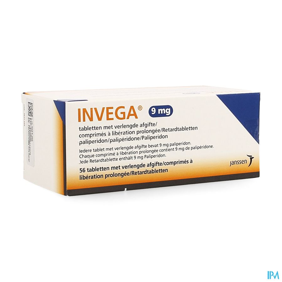Invega 9mg Lib.prolongee Comp 56 X 9mg Pip Invega 9mg Lib.prolongee Comp 56 X 9mg Pip