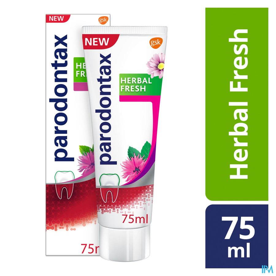 Parodontax Tandpasta Herbal Fresh Tube 75ml 9