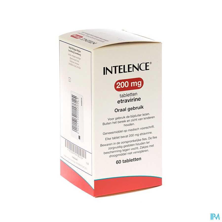 Intelence 200mg Tabl 60 X 200mg Intelence 200mg Tabl 60 X 200mg
