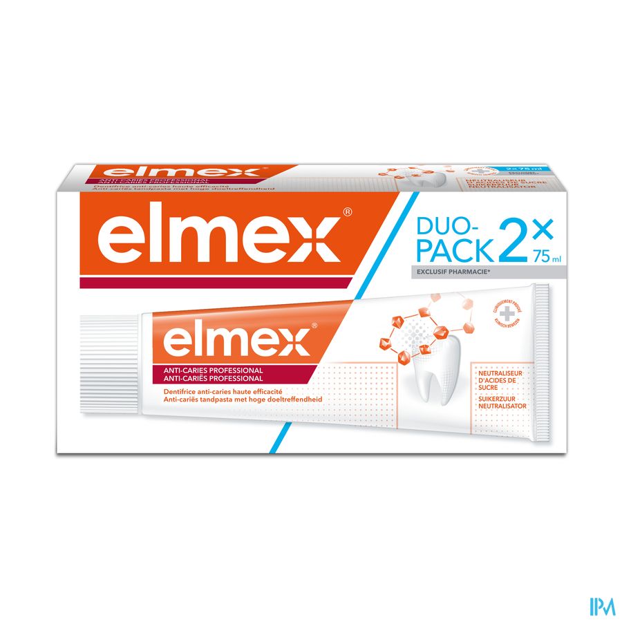 Elmex A/caries Professional Tandpasta 2x75ml