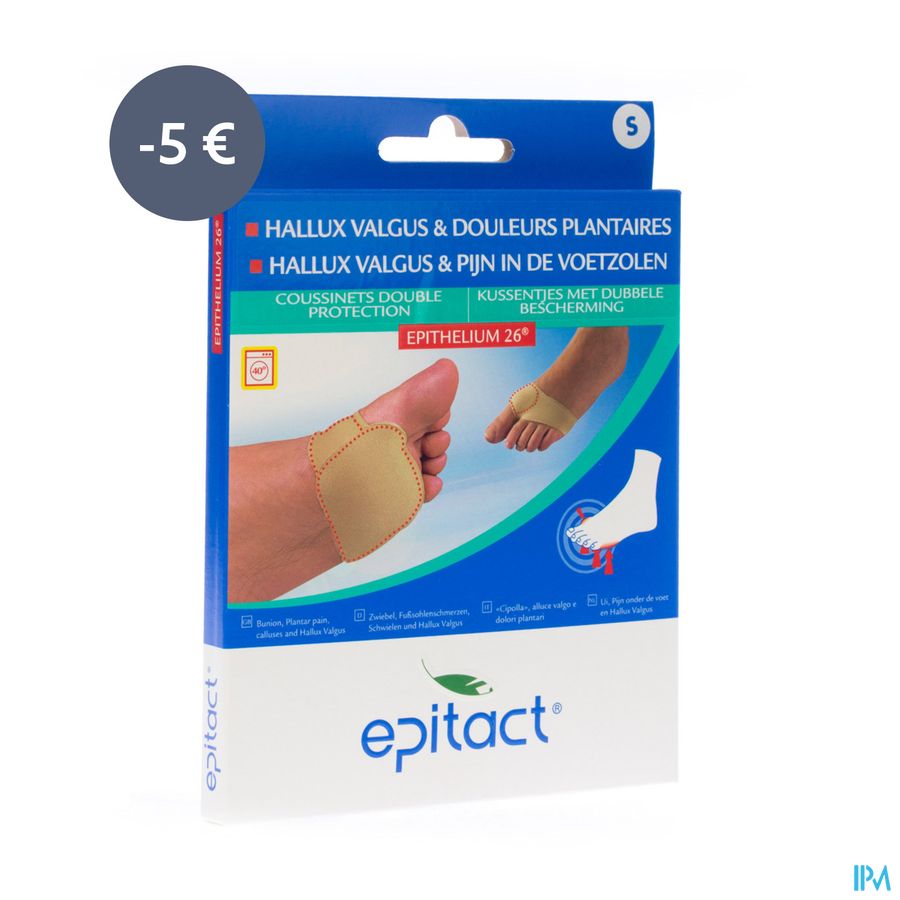 Epitact Kussentje Dubbele Bescherming S Promo -5€ Epitact Kussentje Dubbele Bescherming S Promo -5€