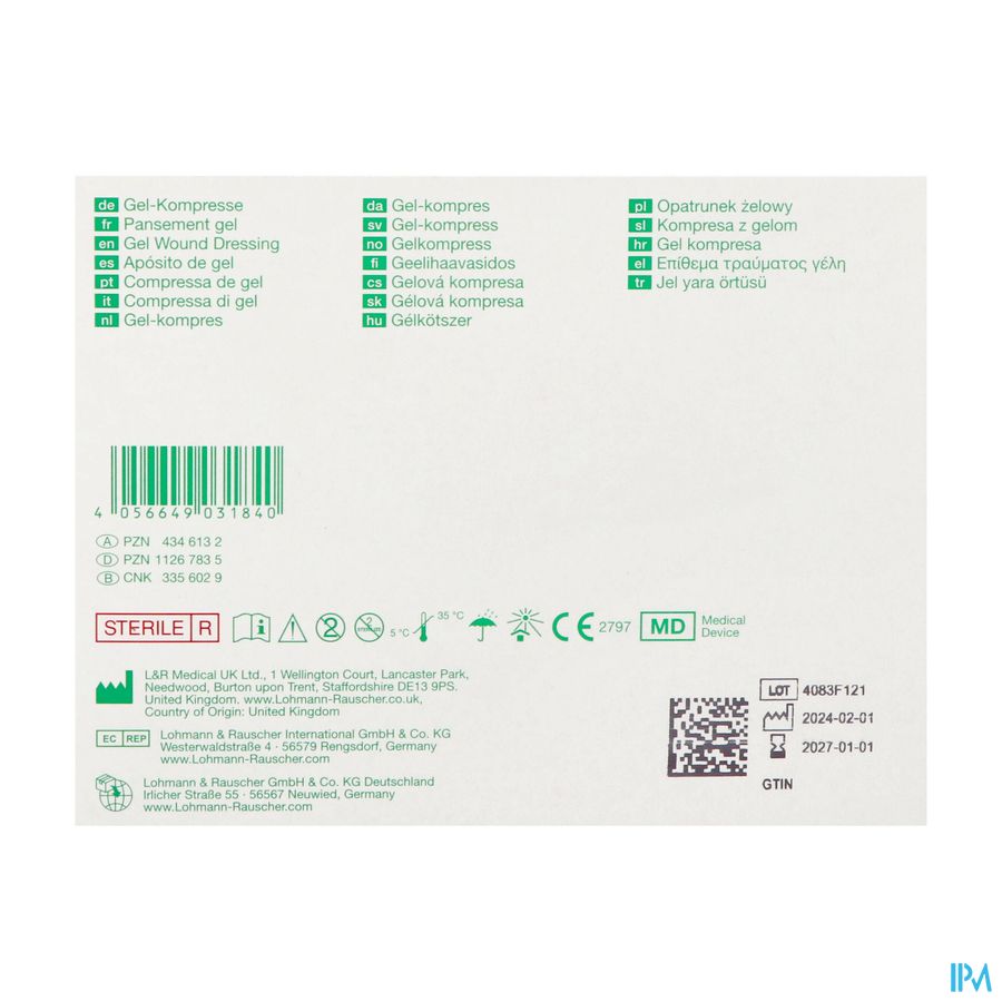 Suprasorb g Compresse New 5x6,5cm 5 33630 1