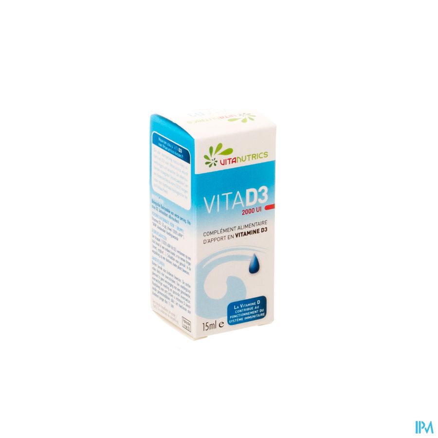 Vitad3 2000ui A Vitanutrics Gutt 15ml Vitad3 2000ui A Vitanutrics Gutt 15ml
