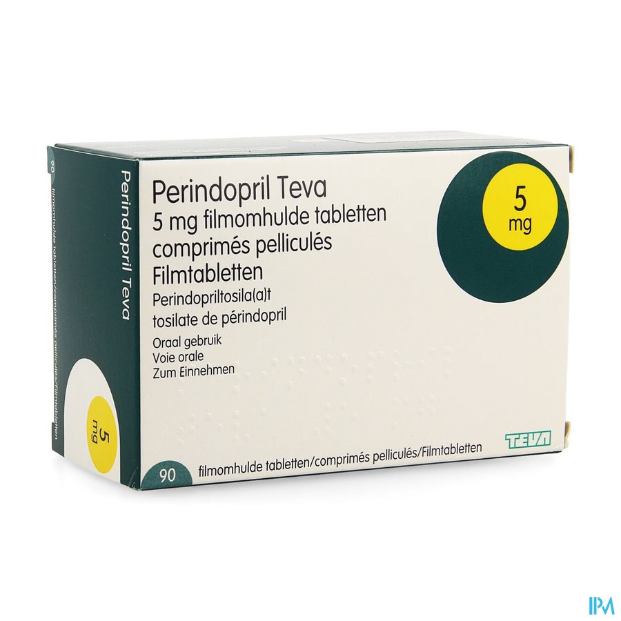 Perindopril Teva 5,0mg Filmomh Tabl 90 X 5,0mg Perindopril Teva 5,0mg Filmomh Tabl 90 X 5,0mg