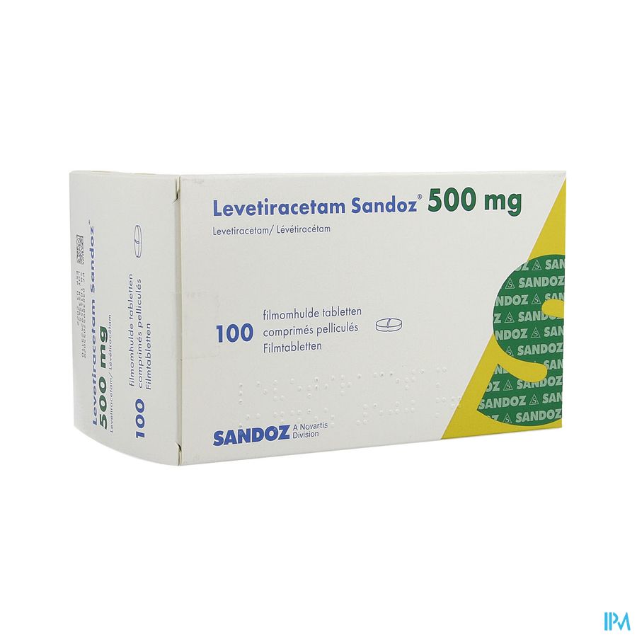 Levetiracetam Sandoz Filmomh Tabl 100 X 500mg