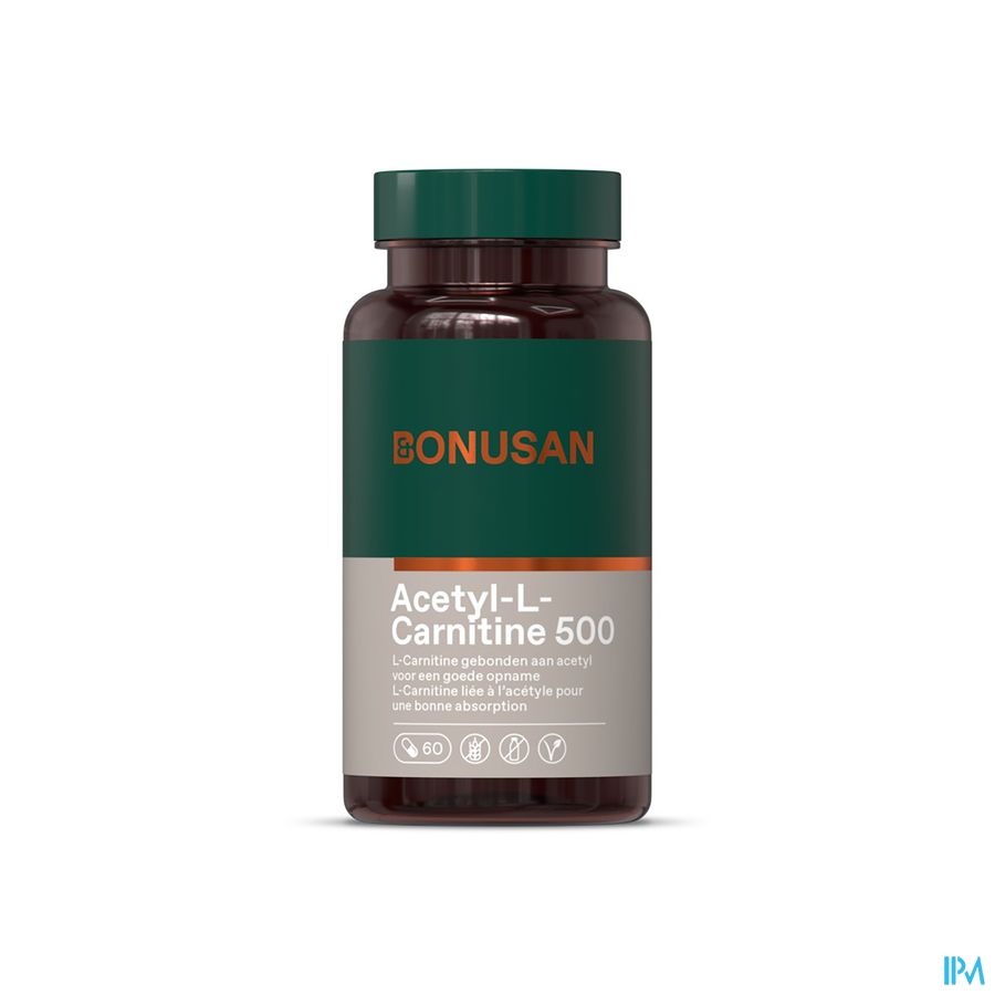 Acetyl l Carnithine 500mg Caps 60 Bonusan Acetyl l Carnithine 500mg Caps 60 Bonusan