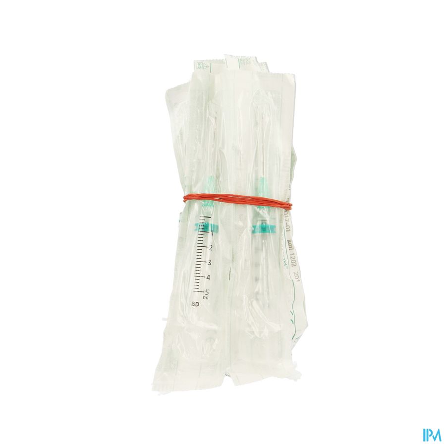 Bd Emerald Spuit 5ml + Naald 21g 1 1/2 10 307732 Bd Emerald Spuit 5ml + Naald 21g 1 1/2 10 307732