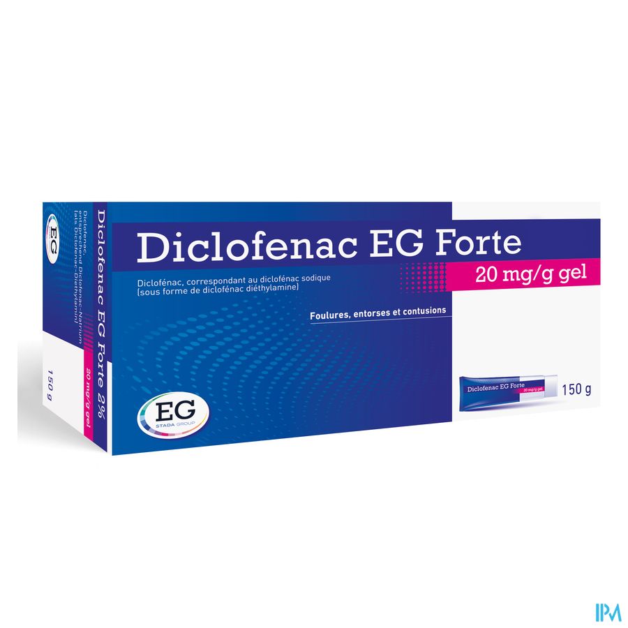 Diclofenac EG Forte 20Mg/G Gel Tube 150G Diclofenac EG Forte 20Mg/G Gel Tube 150G