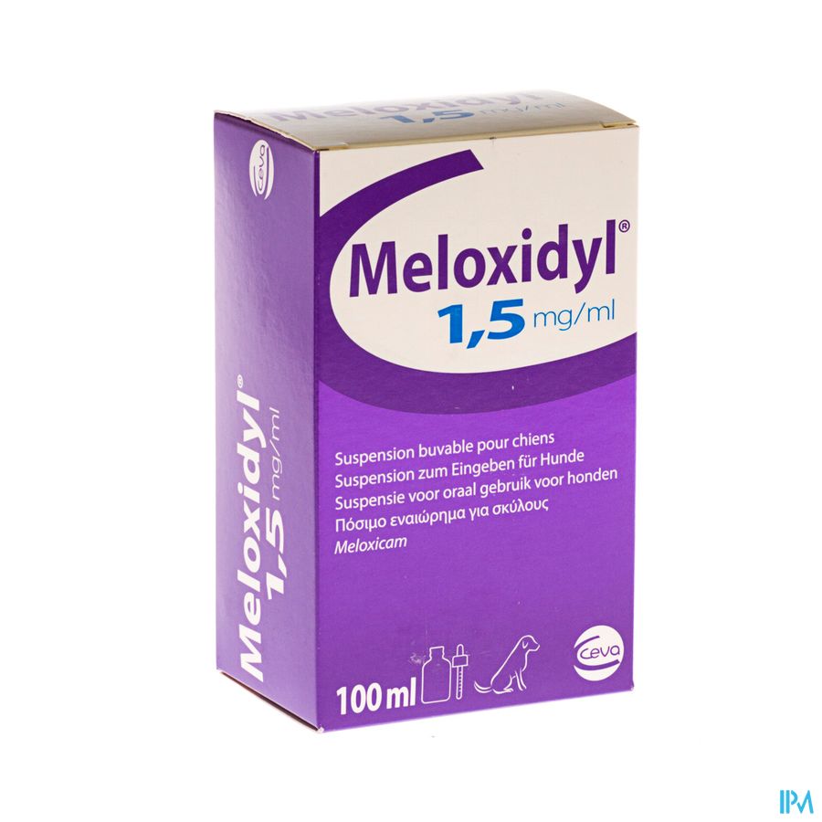 Meloxidyl Ceva 1,5mg/ml Fl Gutt 100ml Meloxidyl Ceva 1,5mg/ml Fl Gutt 100ml