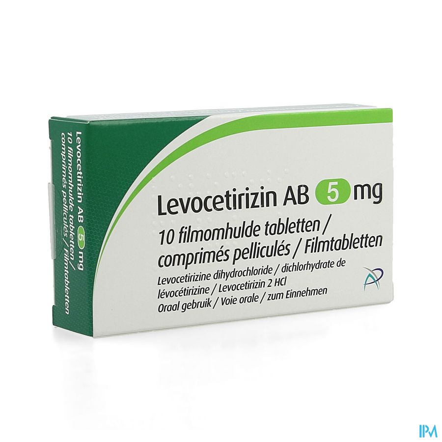 Levocetirizin Ab 5mg Filmomh Tabl 10 X 5mg Levocetirizin Ab 5mg Filmomh Tabl 10 X 5mg