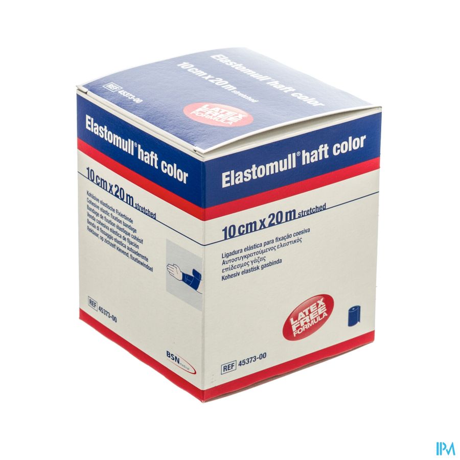 Elastomull Haft S/latex 10cmx20m Bleu 4537300 2