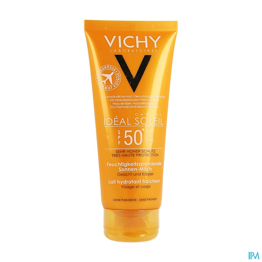 Vichy Ideal Soleil Hydraterende Melk Ip50 100ml Vichy Ideal Soleil Hydraterende Melk Ip50 100ml