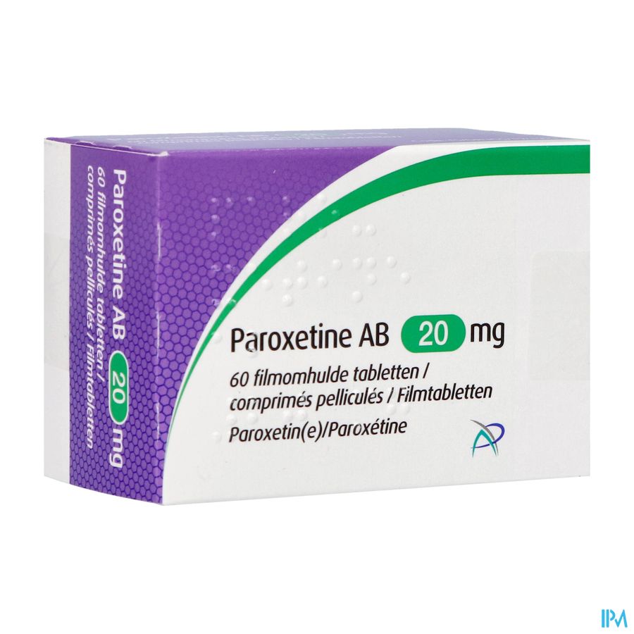 Paroxetine Ab 20mg Comp Pell 60 X 20mg Paroxetine Ab 20mg Comp Pell 60 X 20mg