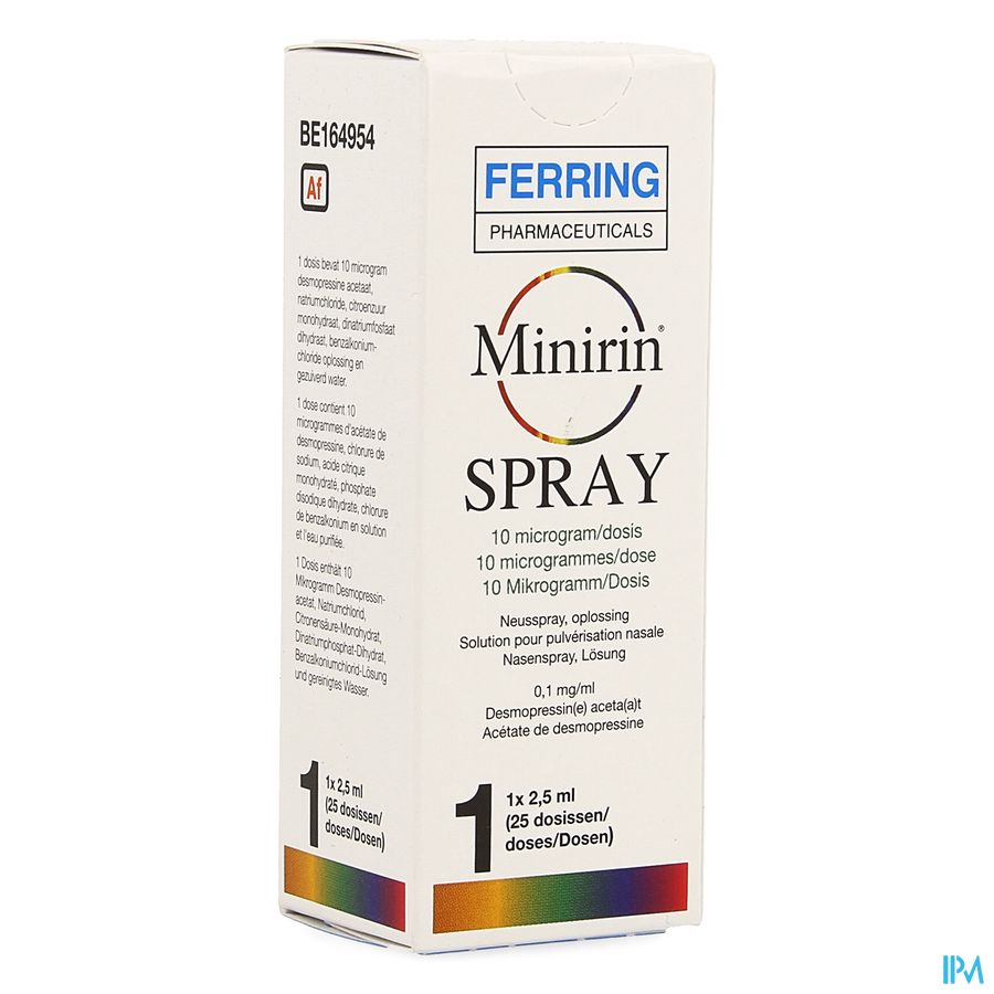 Minirin Spray 10mcg/dos 2,5ml0,1mg