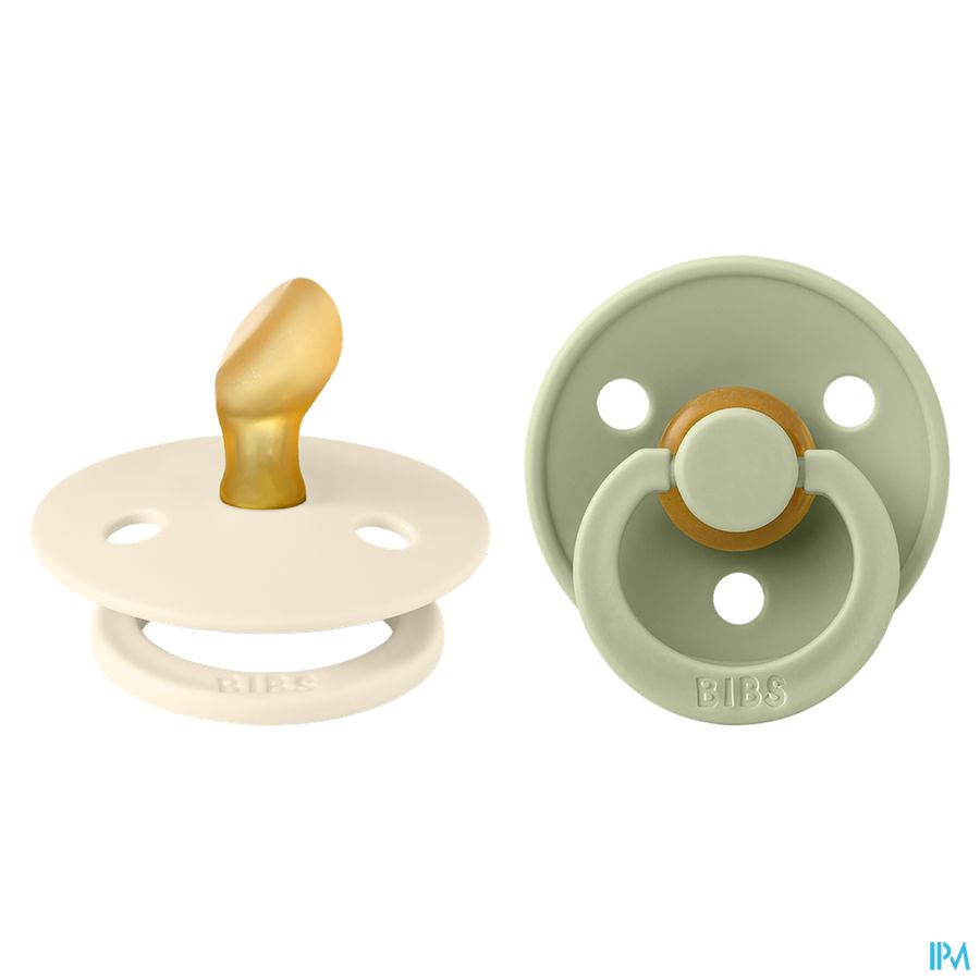 Bibs 1 Fopspeen Anatomic Duo Ivory/sage Bibs 1 Fopspeen Anatomic Duo Ivory/sage